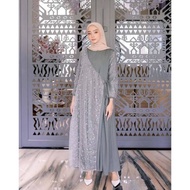 Baju Gamis Muslim Syari Terbaru 2022 2023 Model Baju Pesta Wanita