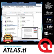 💻 +Video Guides 🔶 ATLAS.ti 9.1.3 Premium 🔶 LATEST Updated Jan 2022 🔶 100% works 🔶 for Windows PC | L
