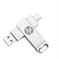 【รับประกัน 5 ปี】Typec 2 in 1 โทรศัพท ์ มือถือ u Disk HP คุณภาพสูง Dual Drive Flash Memory USB 3.0 คว