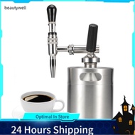 Beautywell Cold Brew Coffee Maker Stainless Steel Keg Nitrogen Machine Dispenser System at Home (2L)