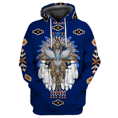 PLstar Cosmos Newest 3Dprinted Native Culture Pattern Owl Harajuku Premium Streetwear Unique Unisex 