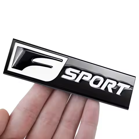 For Lexus Fsport LBX NX RX 350h 450h Plug-in Hybrid ES UX 300e GS GX 3D Metal F SPORT Logo Rear Trun