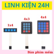 Soft Keyboard - Matrix Keyboard - 1x4 - 3x4 - 4x4