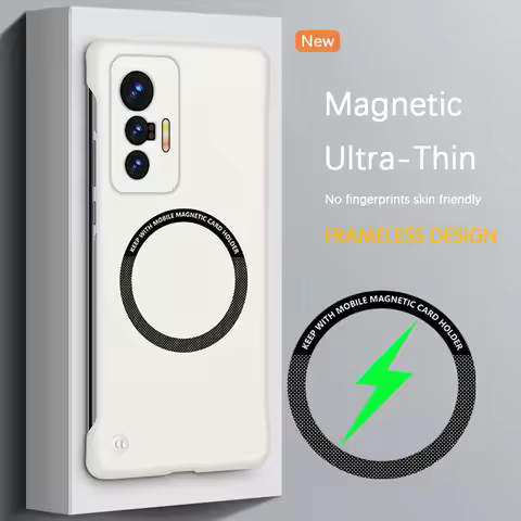 Magnetic Case for VIVO X70 Pro Plus Pro+ X70T 5G Frameless Hard PC High Quality Luxury Original Shel