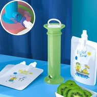 Baby Food Puree Filler Syringe Tube Tiub Masuk Makanan Bayi Dalam Plastik Storage Beg Baby Food Fill