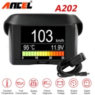 ANCEL A202 On-board OBD HUD Display Computer Car Digital Computer Display Speed Fuel Consumption Tem