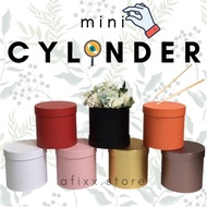 METALLIC MATTE CYLINDER BOX