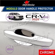 HONDA CRV CR-V 2024 ABOVE CHROME Door Handle Bowl Cover Trim Inner Bowl Chrome 4 PCS/SET