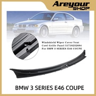 Windshield Wiper Cover Vent Cowl Grille Panel For BMW 3 SERIES E46 COUPE Convertible 1999-2006