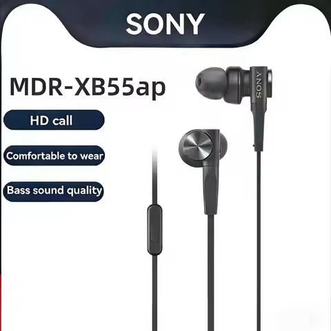 SONY MDR-XB55AP Wired In-Ear Sports Headphones, Hi-Fi Stereo Sound, Extra Bass, Built-in Mic & Inlin