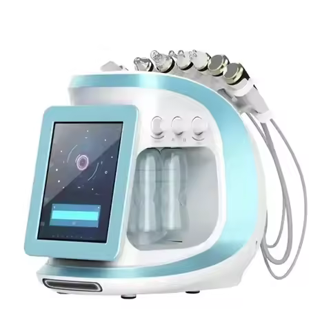 New Water Dermabrasion Oxygen Ice Blue Smart Jet Aqua Peel Small Bubble Skin Cleansing Device Facial