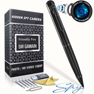 Mini Spy Camera Hidden Camera Pen 1080p - [Upgraded 2024] Small Nanny Cam Spy Pen Camera Full HD Vid