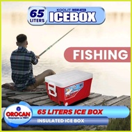 ❅ ▶ ✢ OROCAN BRAND COOLER BOX / ICE BOX CHEST INSULATED COOLER BOX 65-LITERS  FOOD CONTAINER