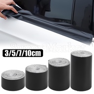 [ Featured ] 3/5/7/10CM Car Color Changing Film / Matte Black Vinyl Film / DIY Motorcycle Decor Decals / Auto Body Styling Wrap Film / Multiple Styles Self-adhesion Tape Stickers