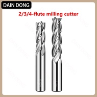 Super hard 2/3/4 -flute milling cutter white steel end mill drill bit lengthened high speed steel wh
