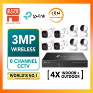 TP-Link 3MP Wireless CCTV Security IP Camera Solution VIGI & Tapo Kit Package Tapo C210 & C310 Camer