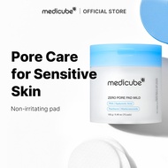 [medicube official] Zero Pore Pad Mild 70ea | PHA | Lembut | Sesuai untuk Kulit Sensitif | Menenangk