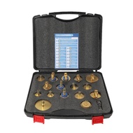 17pcs Car Brake Oil Exchanger Connector Car Brake Extractor Oil Pump Connector for Toyota Tesla Benz