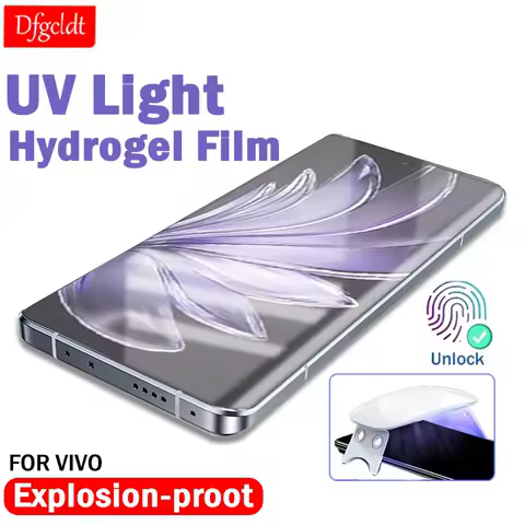 Full Curved Hydrogel Film for Vivo S20 S19 S18 S17 S16 S15 Pro S17t S17e UV Light Screen Protector f