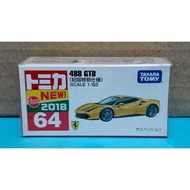 Tomica Ferrari 488 GTB (Yellow) Sealed64