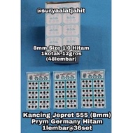 Snap button 555 size 1/0 (8mm) Htm 1ktk@48lbs = rp.512,500/ktk