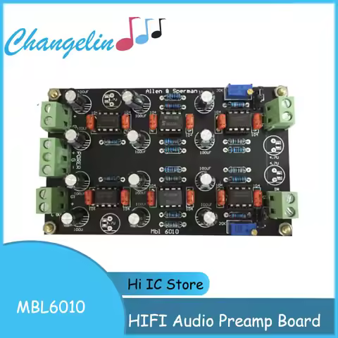 HIFI Audio MBL6010 Preamp Preamplifier Board Pre-amplifier Op Amp Buffer Amplifier Tone Board