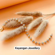 RANTAI TANGAN EMAS PLANET BEAD HABIB EMAS 916