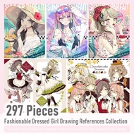 🔥  Digital Illustration Collection - Fashionable Dressed Girl Drawing References Collection  🔥 Anime
