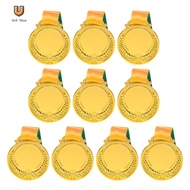 10Pcs Gold/Silver/Bronze Medal Sports Rewards 5.2cm Students Rewards Competition Prize Medals for Ta