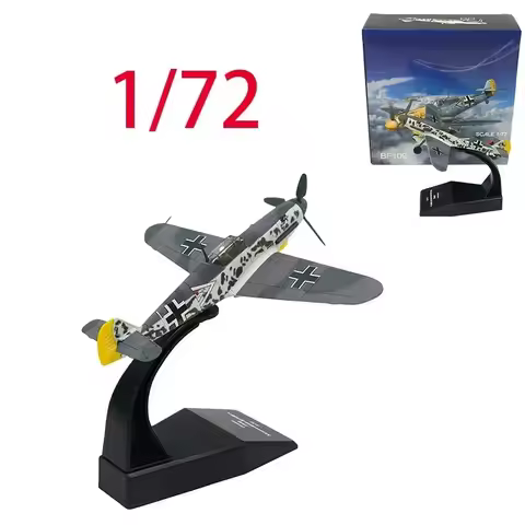 Diecast 1/72 Scale BF109 Alloy Aircraft Model Toys for Boys Gift Collection and Display Toys for Boy