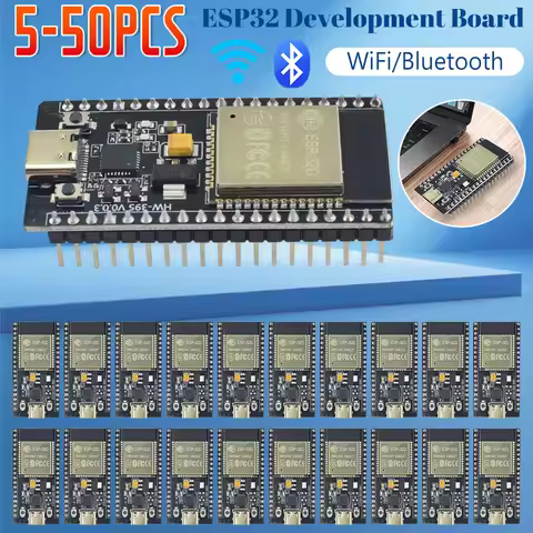 5-50PC ESP32 Development Board WiFi Bluetooth Module Dual Core Ultra-Low Power 30/32Pin Type-C for S