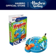Hungry Hungry Hippos Grab and Go Game for Ages 4+, Travel Game, Includes 2 Chomping Hippos