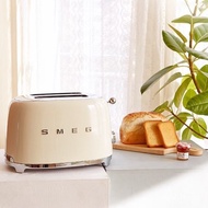 【SG-SMEG 】【Valentine's Day Gift】SMEGSmeg Imported from Italy Retro Toaster Stainless Steel Toaster Toaster TSF01Multi-Co