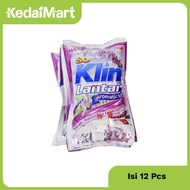 So Klin Pembersih Lantai Ungu Renceng Isi 12 x 25 ml