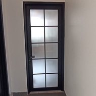 pintu aluminium &amp; kusen kaca ice ornamen YKK Ap american