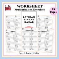 PDF WORKSHEET MULTIPLICATION | SET LATIHAN DARAB | BIJAK SIFIR