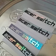 Acer switch big series stiker laptop hologram edition