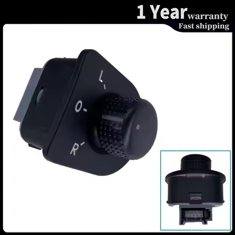 For VW Passat B5 B5.5 Beetle Golf Mk4 Bora Electric Adjust Master Switch Rear View Mirror Control Kn