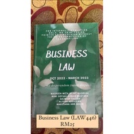 BUSINESS LAW BOOK (LAW446)