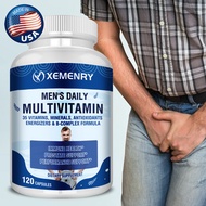 XEMENRY Men's Daily Multivitamin Dietary Supplement - Contains lycopene, saw palmetto supplement, gl