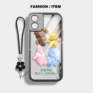 YBD Clear Phone Case For Infinix Smart 10 Plus Tecno POP 10 Spark GO 2 2S X6725 X6725B X6725C Cartoo