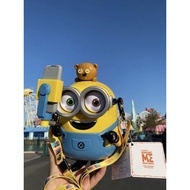 Beijing Universal Studios Selfie Stick Minions Popcorn Bucket Despicable Me Bob and Tim 北京环球影城自拍杆小黄人爆米花桶神偷奶爸鲍勃和蒂姆