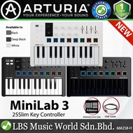 Arturia MiniLab 3 25 Slim Key USB Mini Keyboard Controller (Mini Lab3)