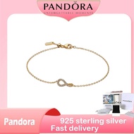 Infinite Lab-grown Diamond Pavé Bracelet Pandora 100% 925 Silver Jewelry Exquisite Gift Couple Gift 