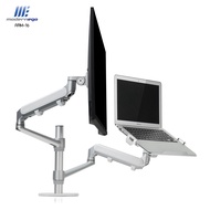 Double 2 in 1 Hybrid Arms for Laptop & Monitor Desk Mount