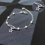 Vòng tay safety Pin Lonely Star V2 x Nabe mini Pin - Titanium không đen rỉ xuống màu - Lắc tay safet