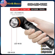 MH Magnet 90° Twist Rechargeable Flashlight Handfree 1800lumen Waterproof Flashlight Premium and dur