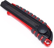 NT Cutter Premium Evolution PMG Series Aluminum Die-Cast Cushioned Grip Screw-Lock Utility Knife (PM