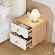 Small Small Storage Simple New Style Bedside Table Cream Style Medieval 2025 Feel Bedside Table Mode