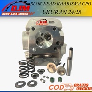Cylinder Block Head Racing CPO Kharisma Big Valve 24/28 Package Block Head Racing CPO Honda Kharisma